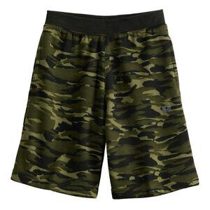 Boy's Russell Athletics Fleece Shorts - Olive Camo - Large -  NWT